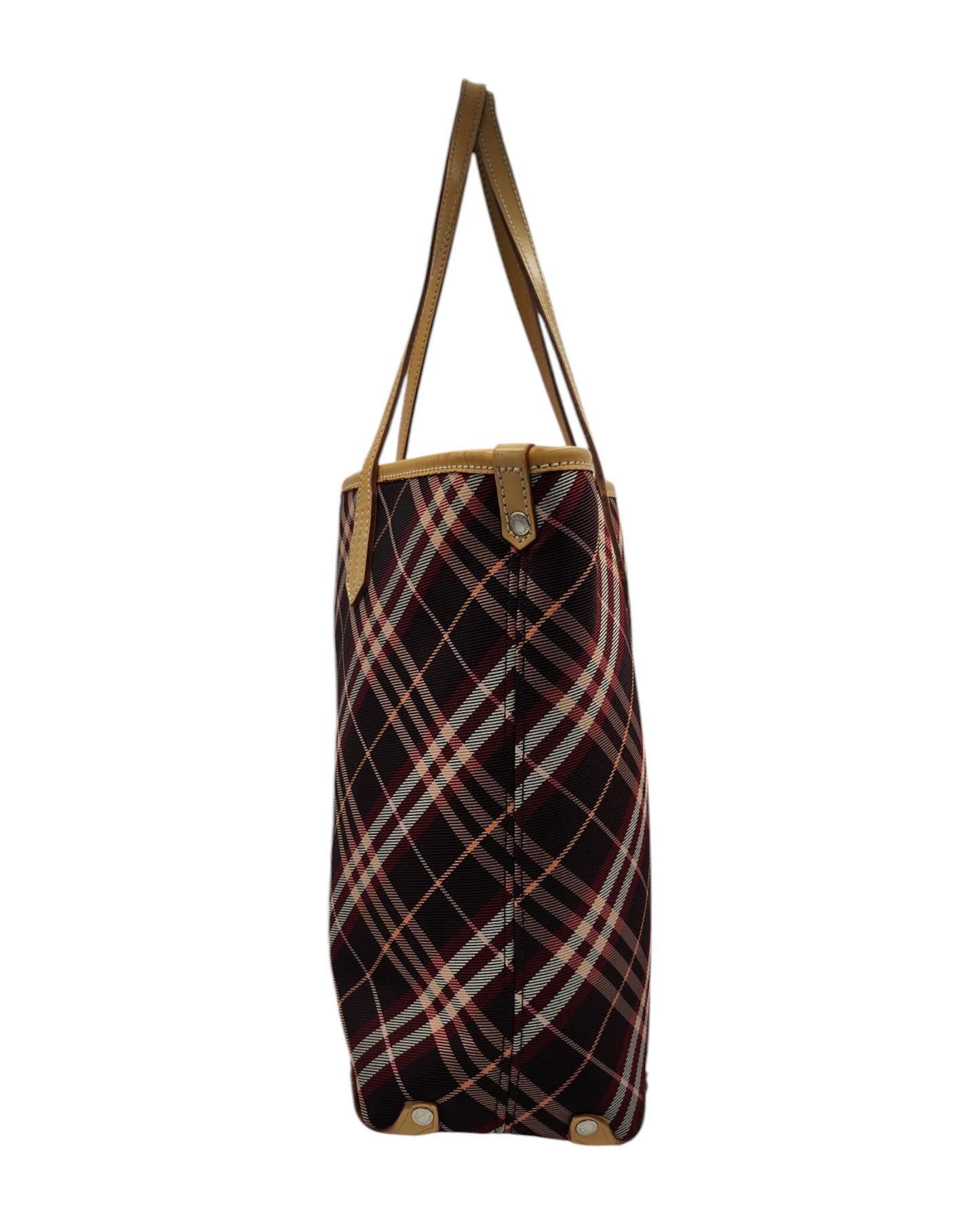 Burberry Nova Check Blue Label Tote Bag