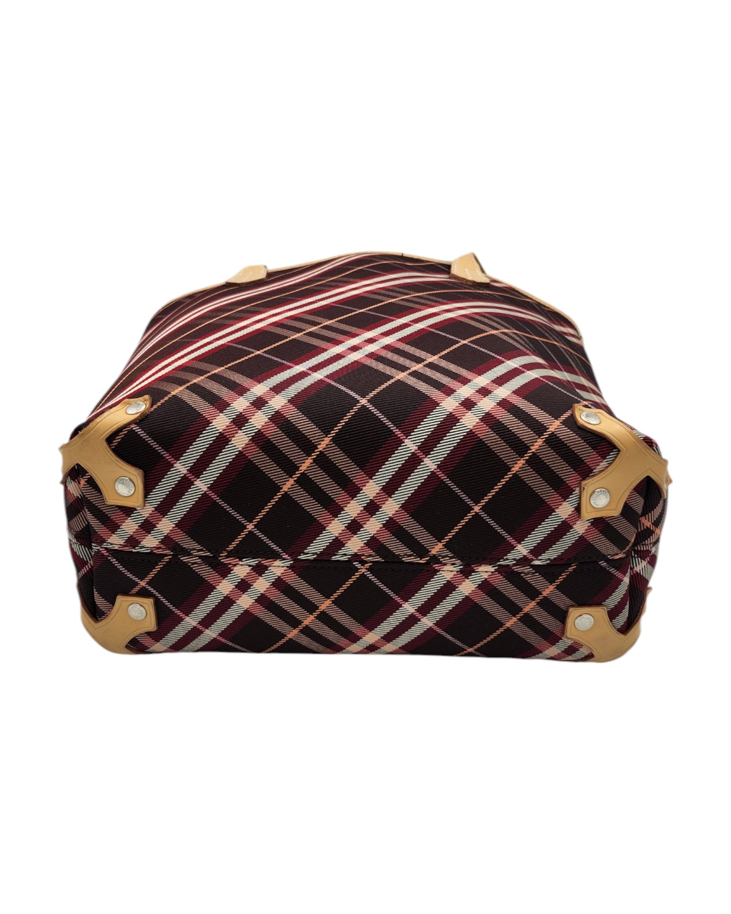 Burberry Nova Check Blue Label Tote Bag
