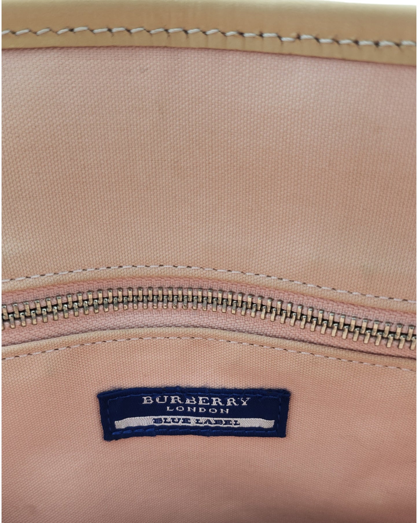 Burberry Nova Check Blue Label Tote Bag