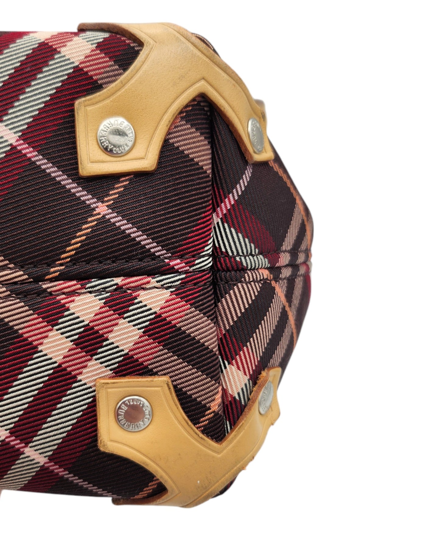 Burberry Nova Check Blue Label Tote Bag