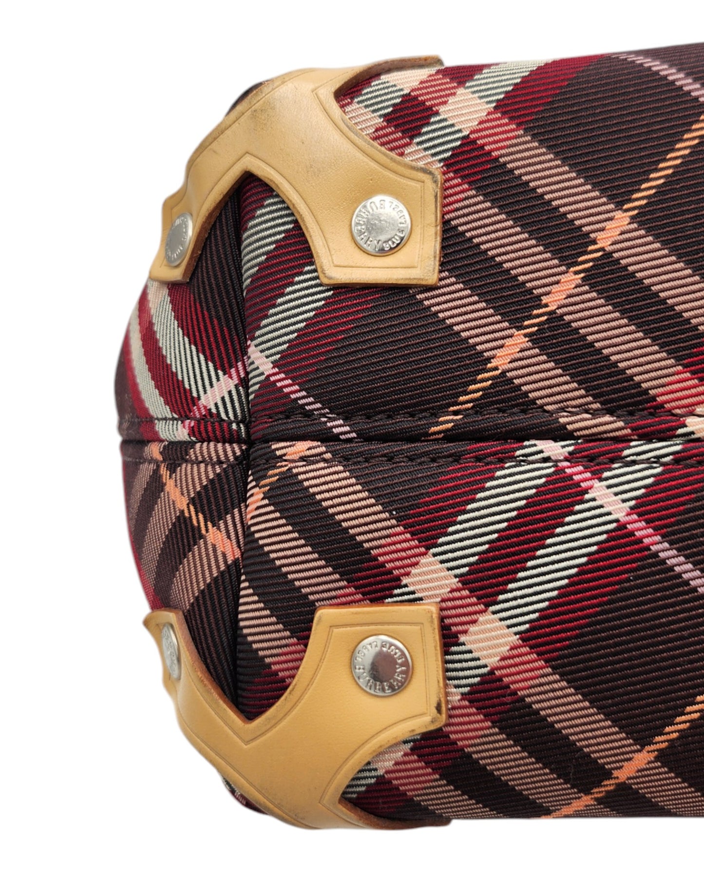 Burberry Nova Check Blue Label Tote Bag