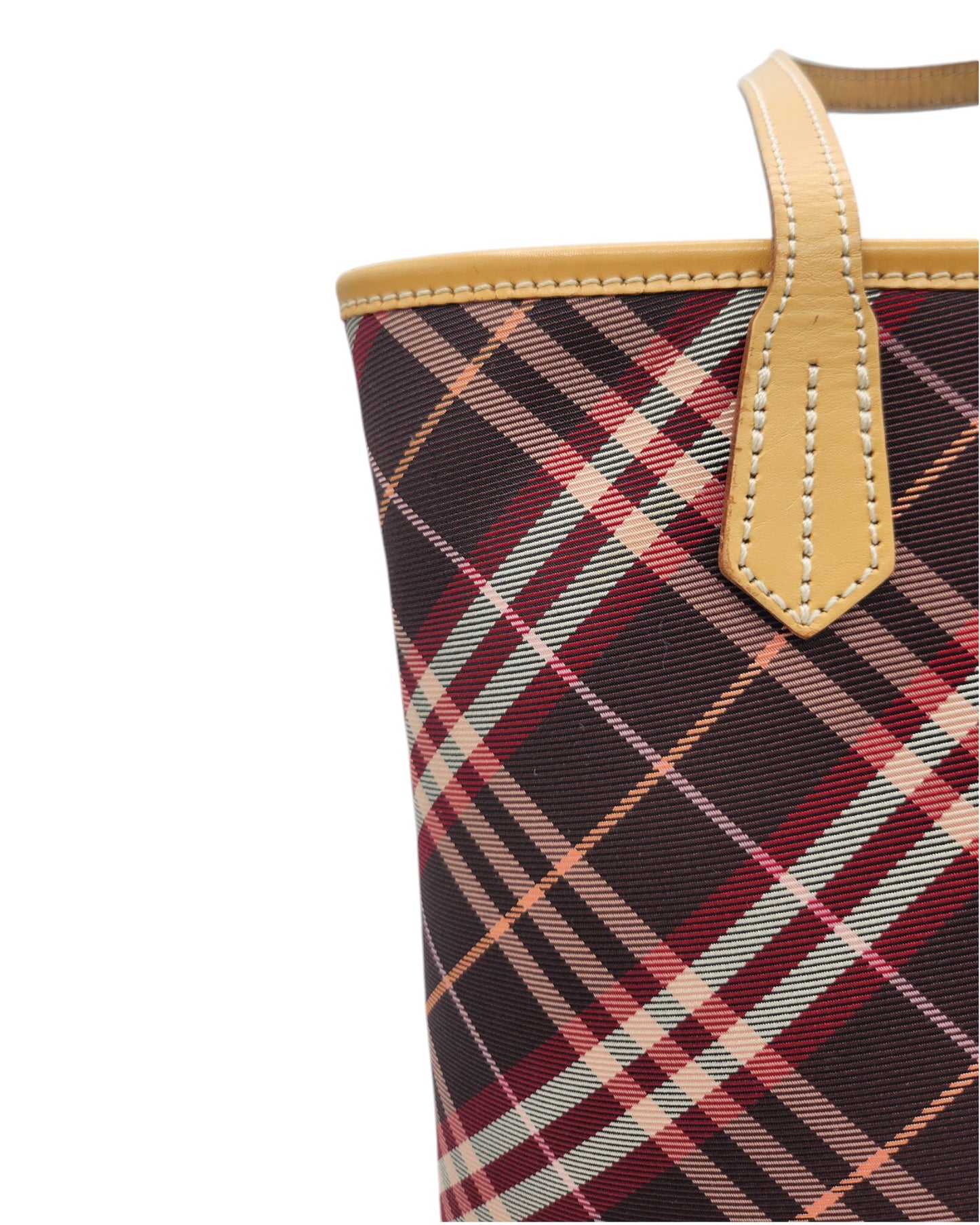 Burberry Nova Check Blue Label Tote Bag