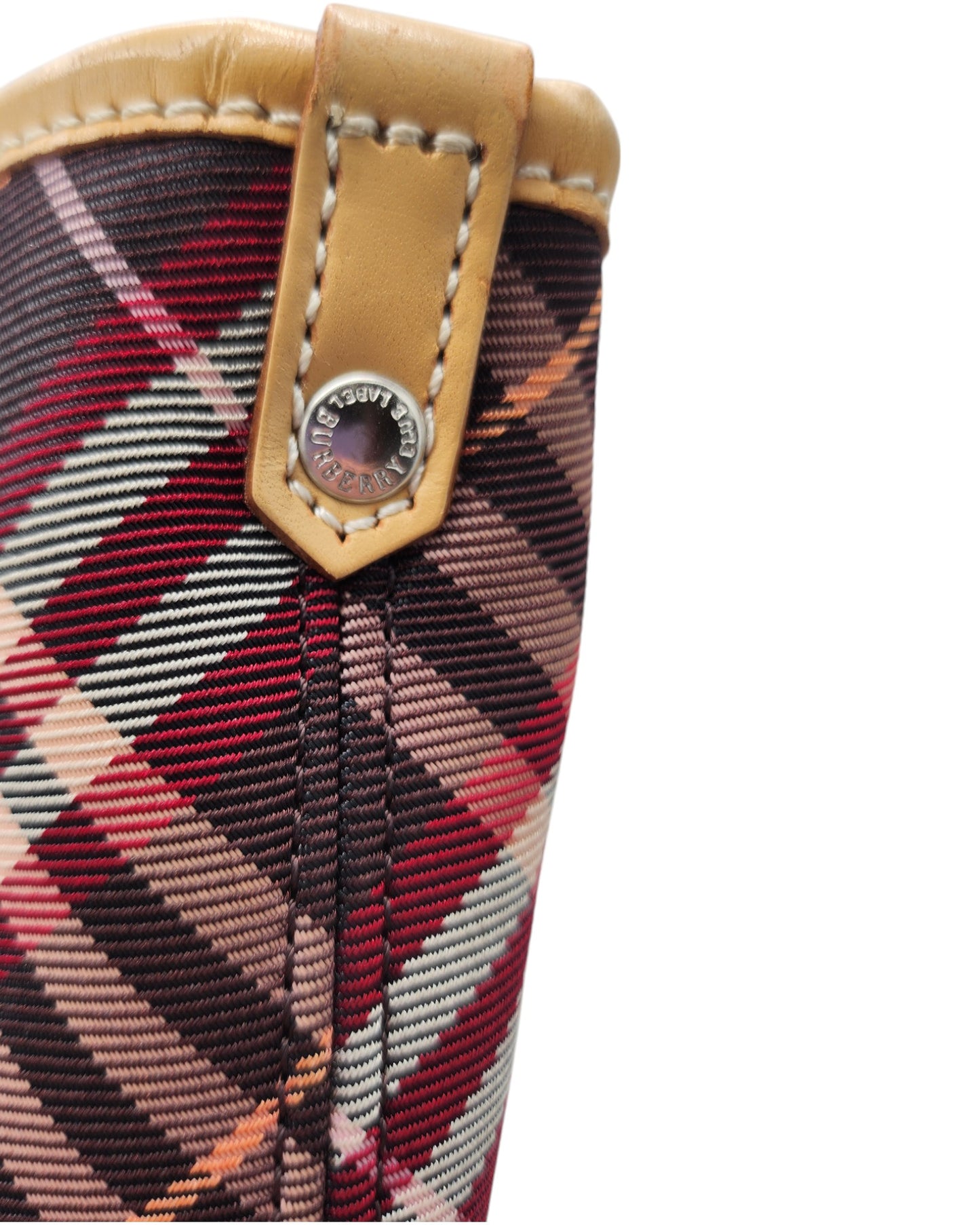 Burberry Nova Check Blue Label Tote Bag