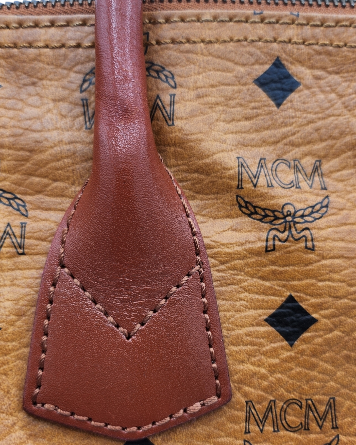 MCM Vicetos Logogram Hand Bag
