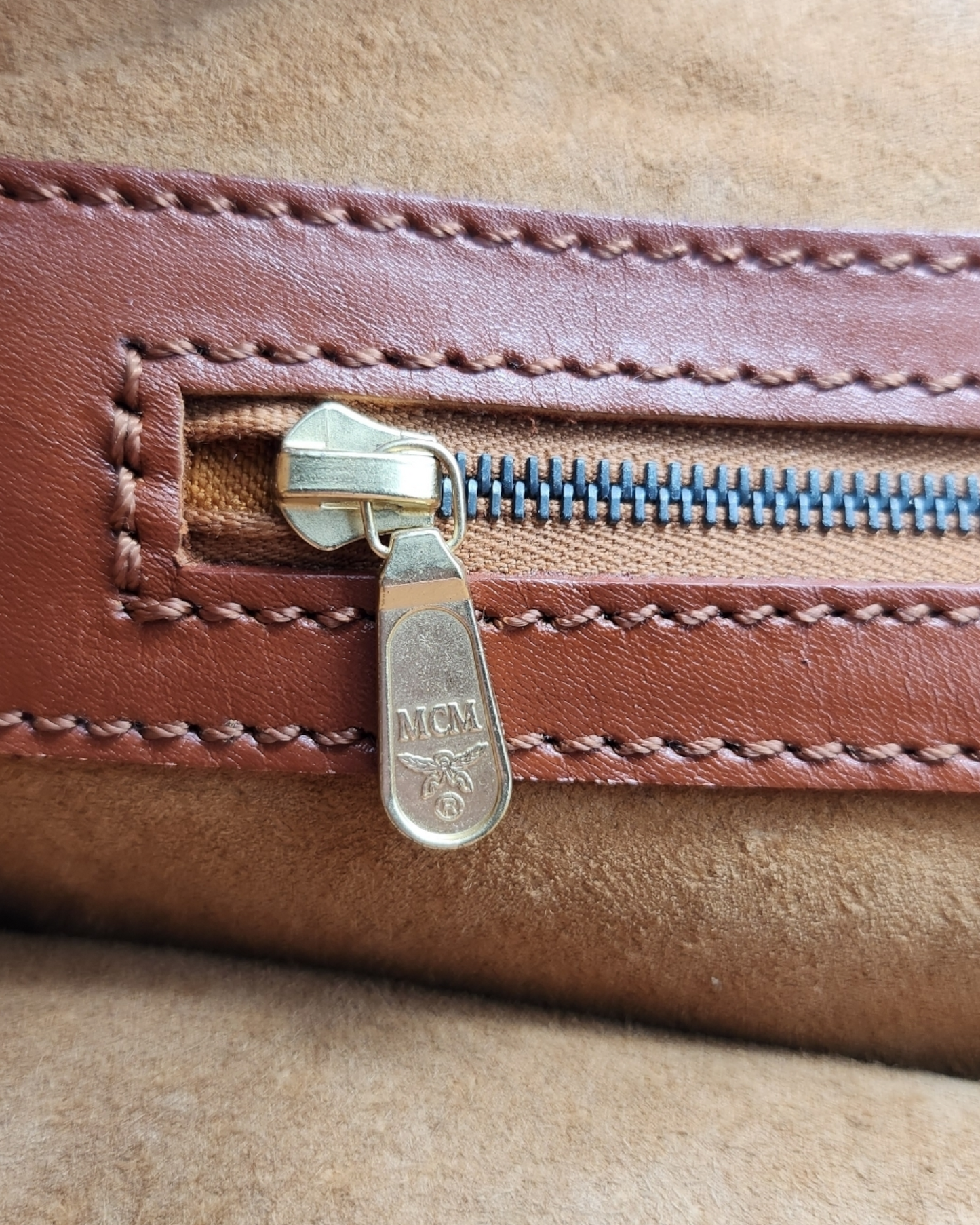 MCM Vicetos Logogram Hand Bag
