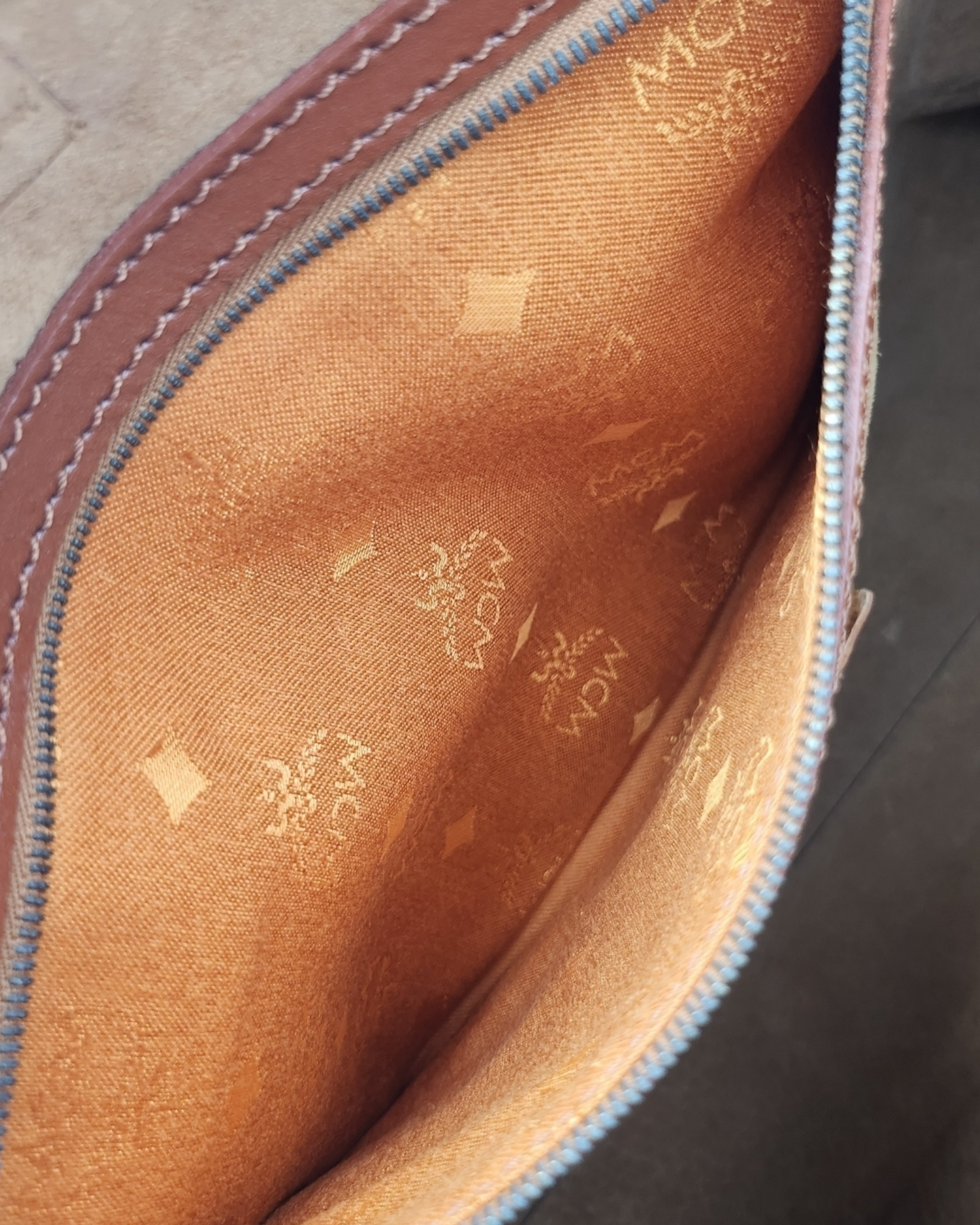 MCM Vicetos Logogram Hand Bag