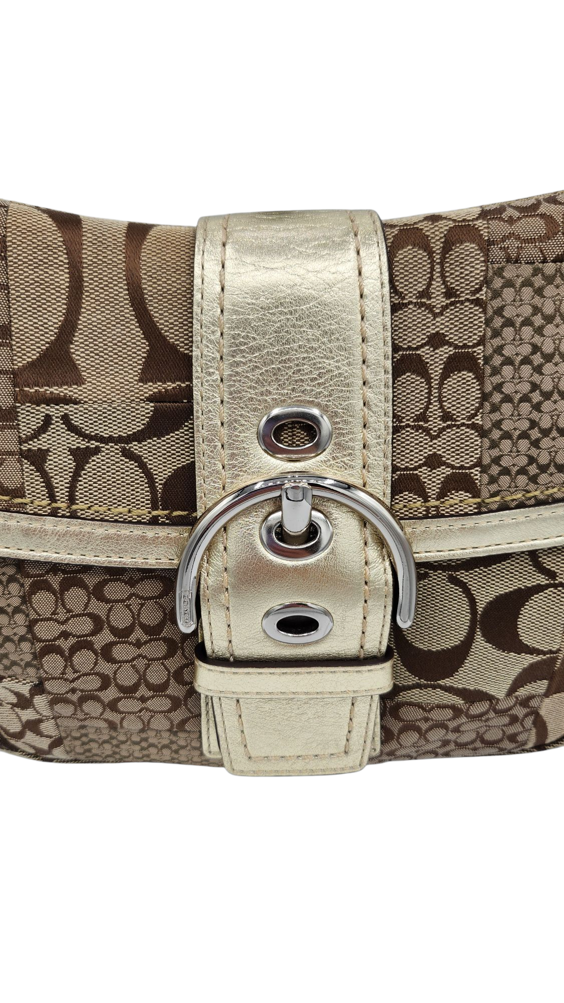 Coach Signature Patchwork SoHo Flap Schultertasche 2008