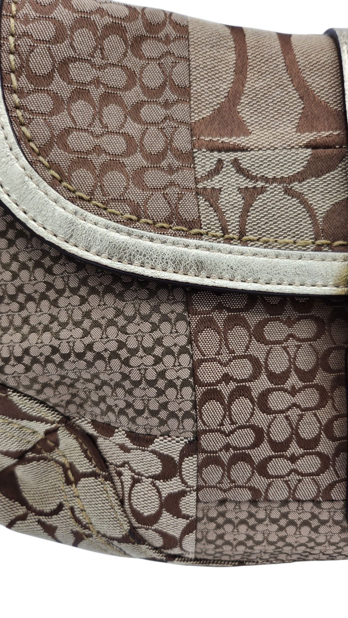 Coach Signature Patchwork SoHo Flap Schultertasche 2008