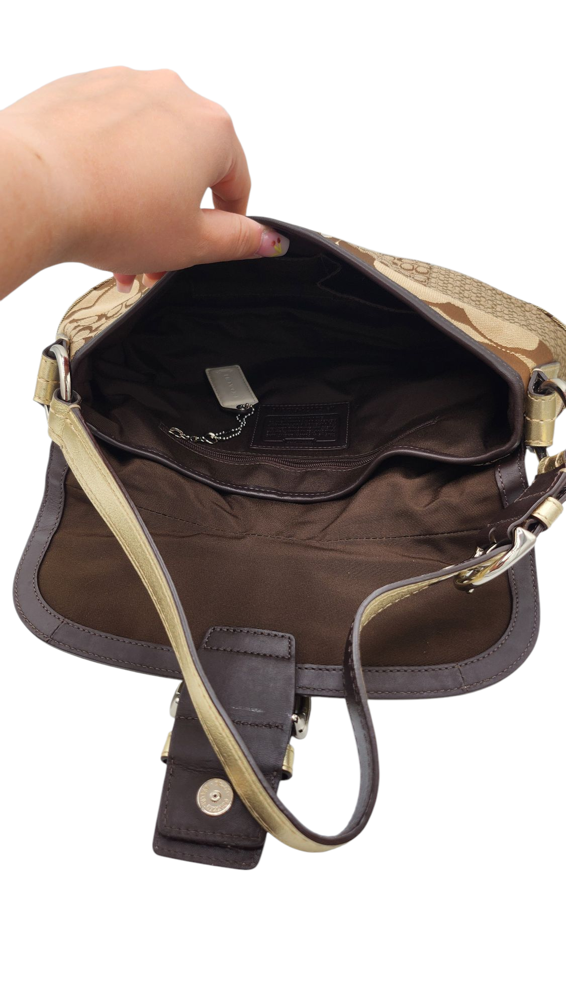 Coach Signature Patchwork SoHo Flap Schultertasche 2008