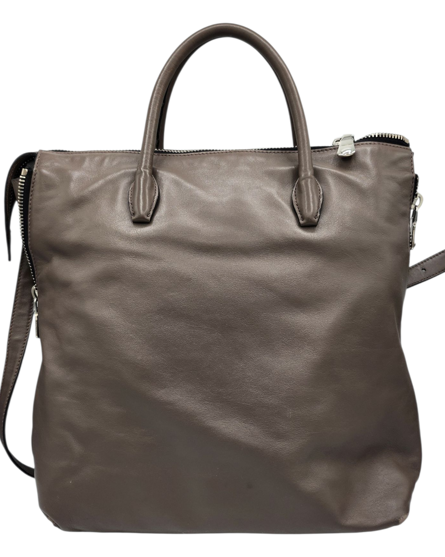 Miu Miu Tasche Grau Rückansicht