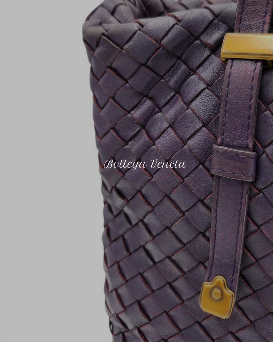 Bottega Veneta Intrecciato Handtasche in lila