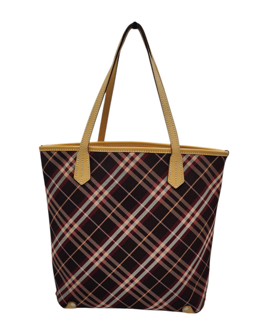 Burberry Nova Check Blue Label Tote Bag