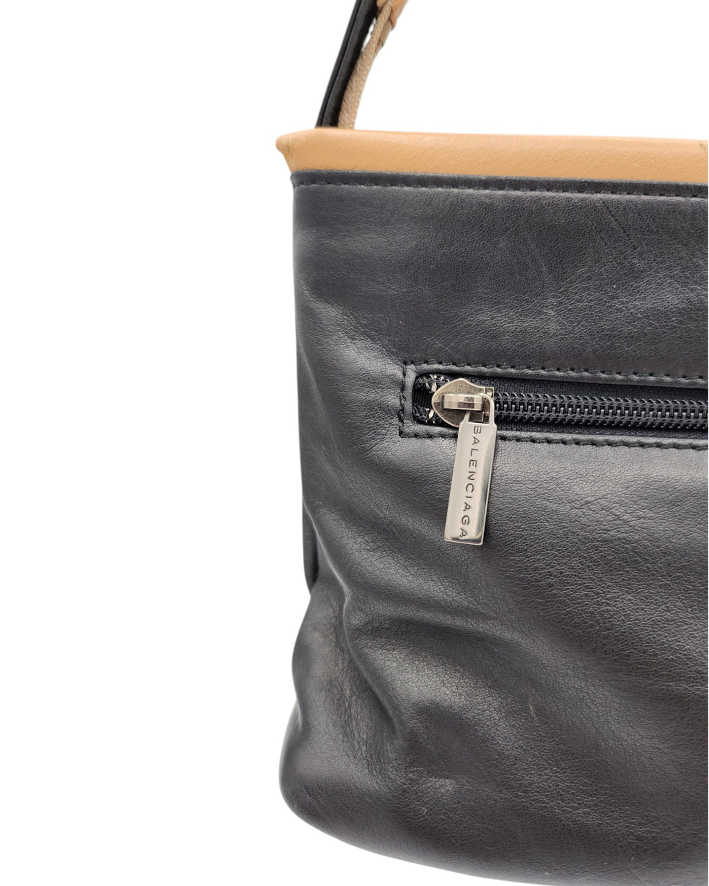 Balenciaga Schultertasche schwarz