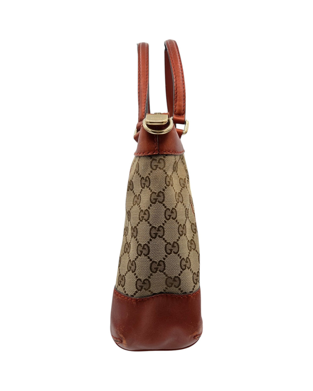 Gucci Mayfair Tote Bag GG Canvas Cognac Braun Leder