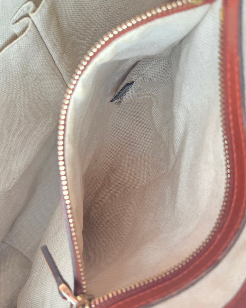 Gucci Mayfair Tote Bag GG Canvas Cognac Braun Leder