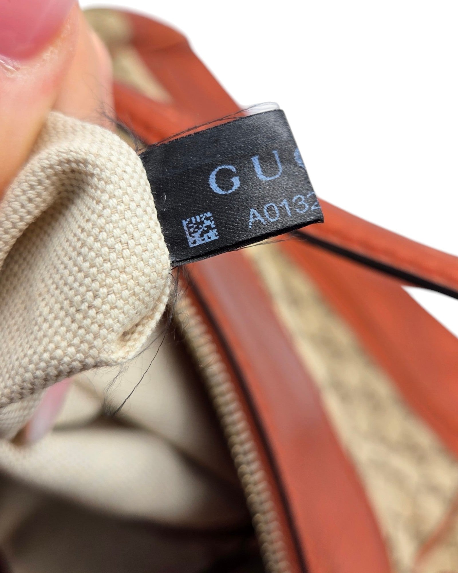 Gucci Mayfair Tote Bag GG Canvas Cognac Braun Leder