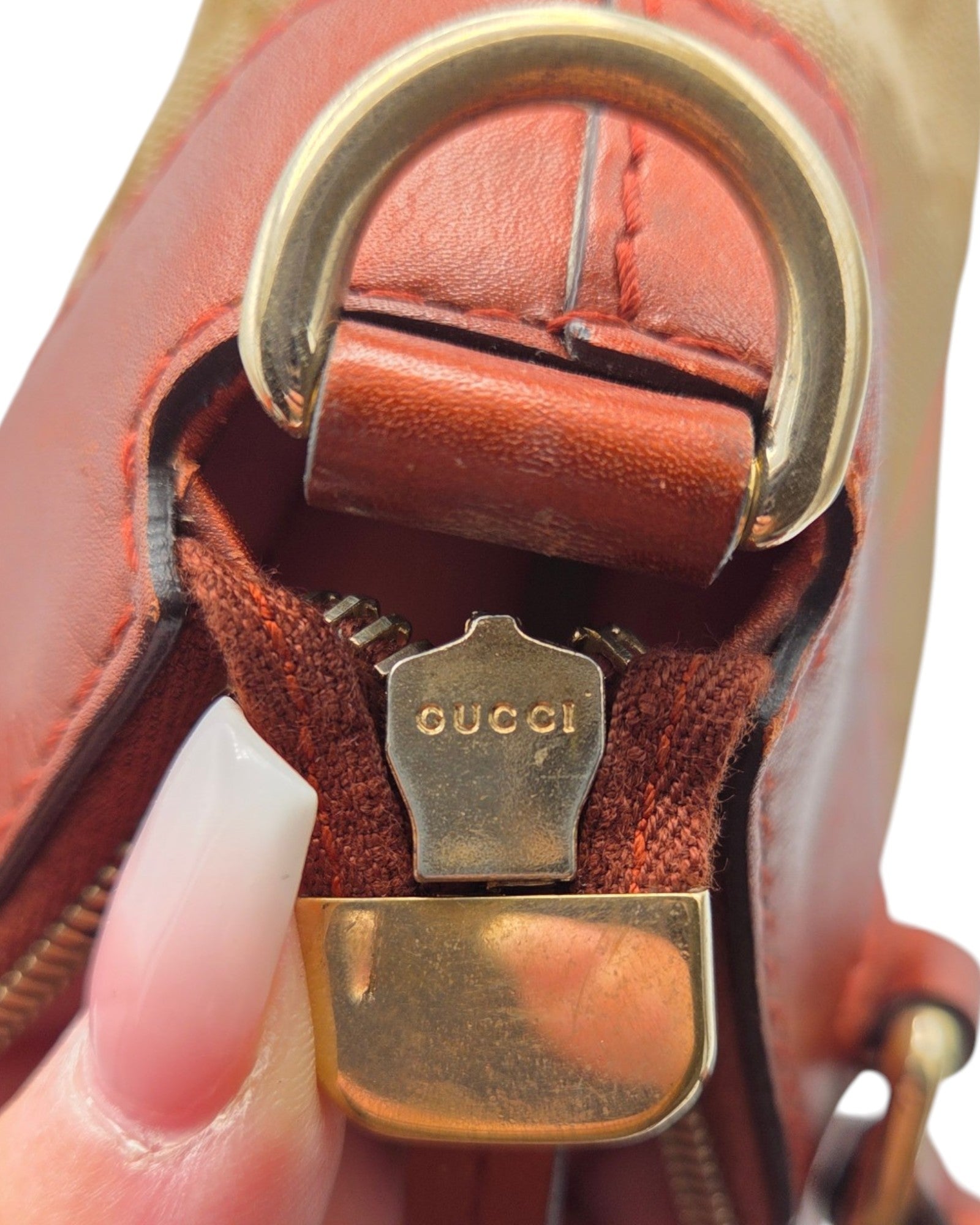 Gucci Mayfair Tote Bag GG Canvas Cognac Braun Leder