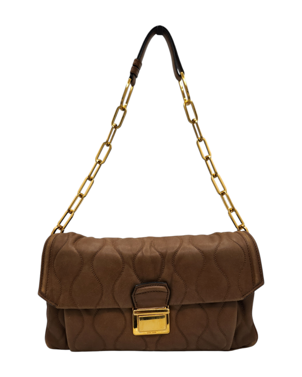 Miu Miu Quilted Chain Shoulder Bag