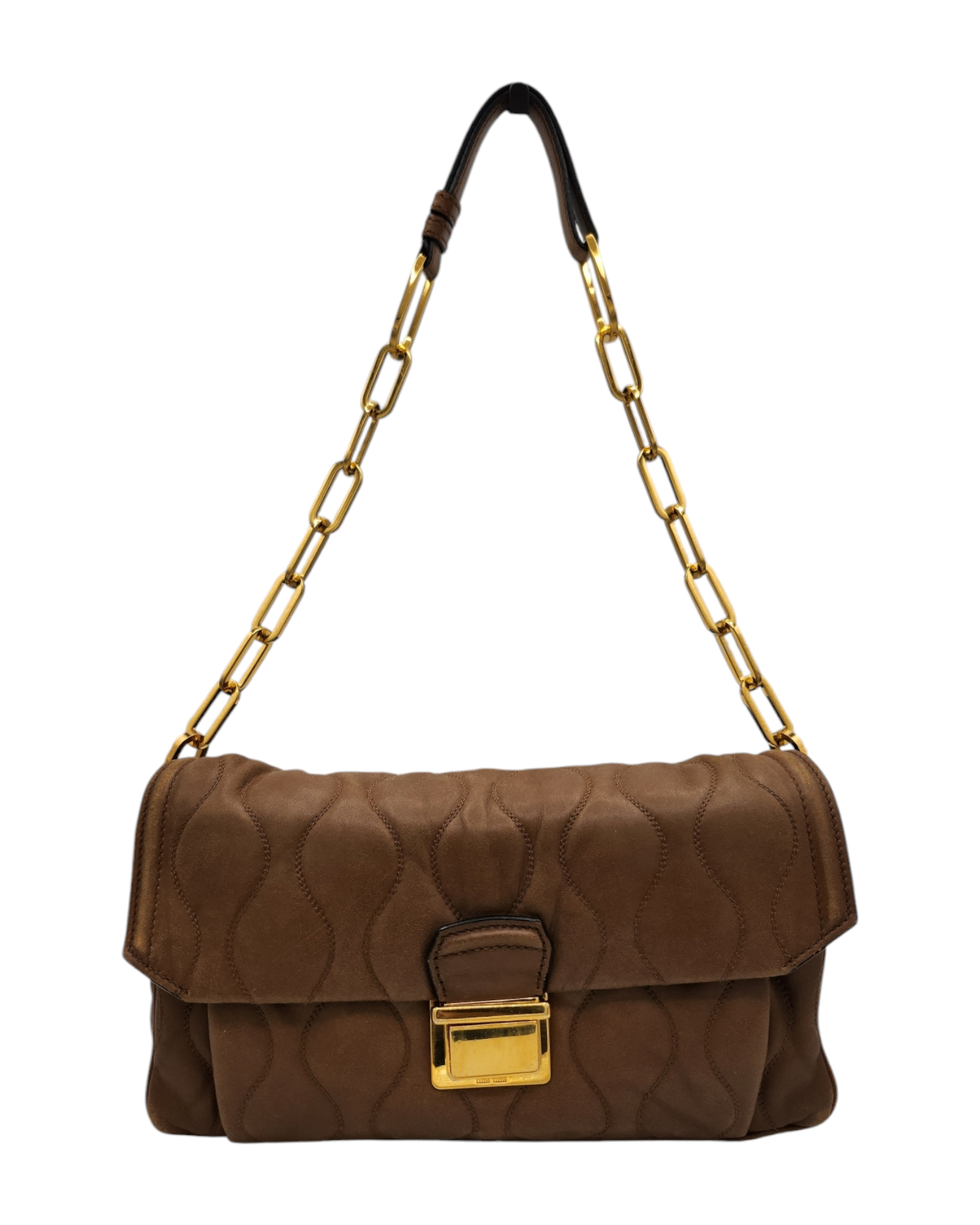 Miu Miu Quilted Chain Shoulder Bag