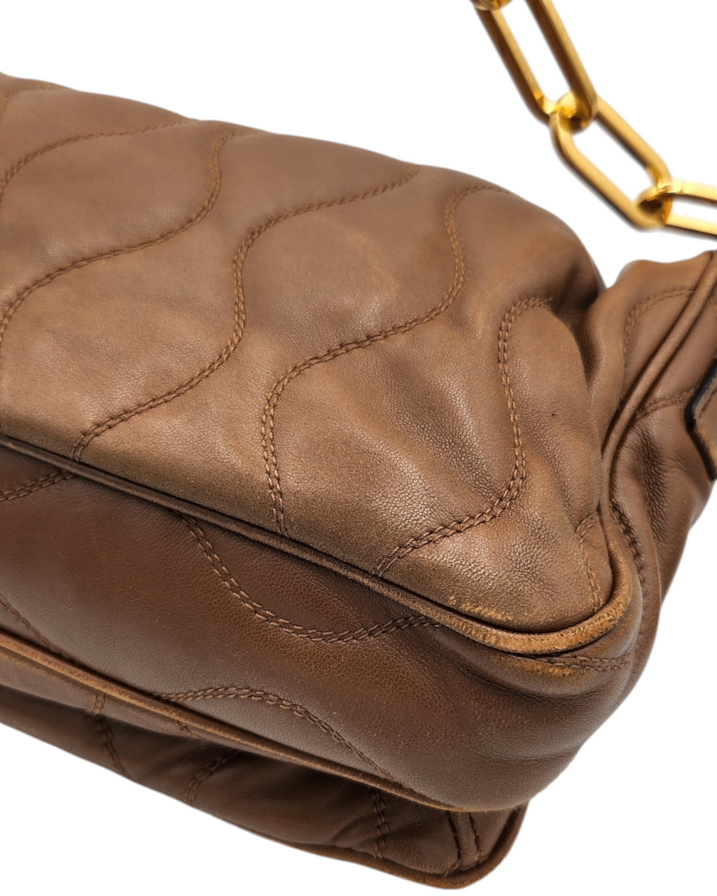 Miu Miu Quilted Chain Shoulder Bag