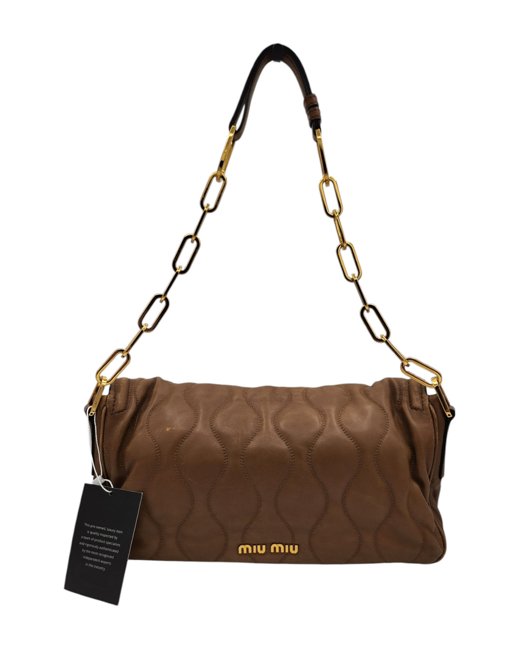 Miu Miu Quilted Chain Shoulder Bag