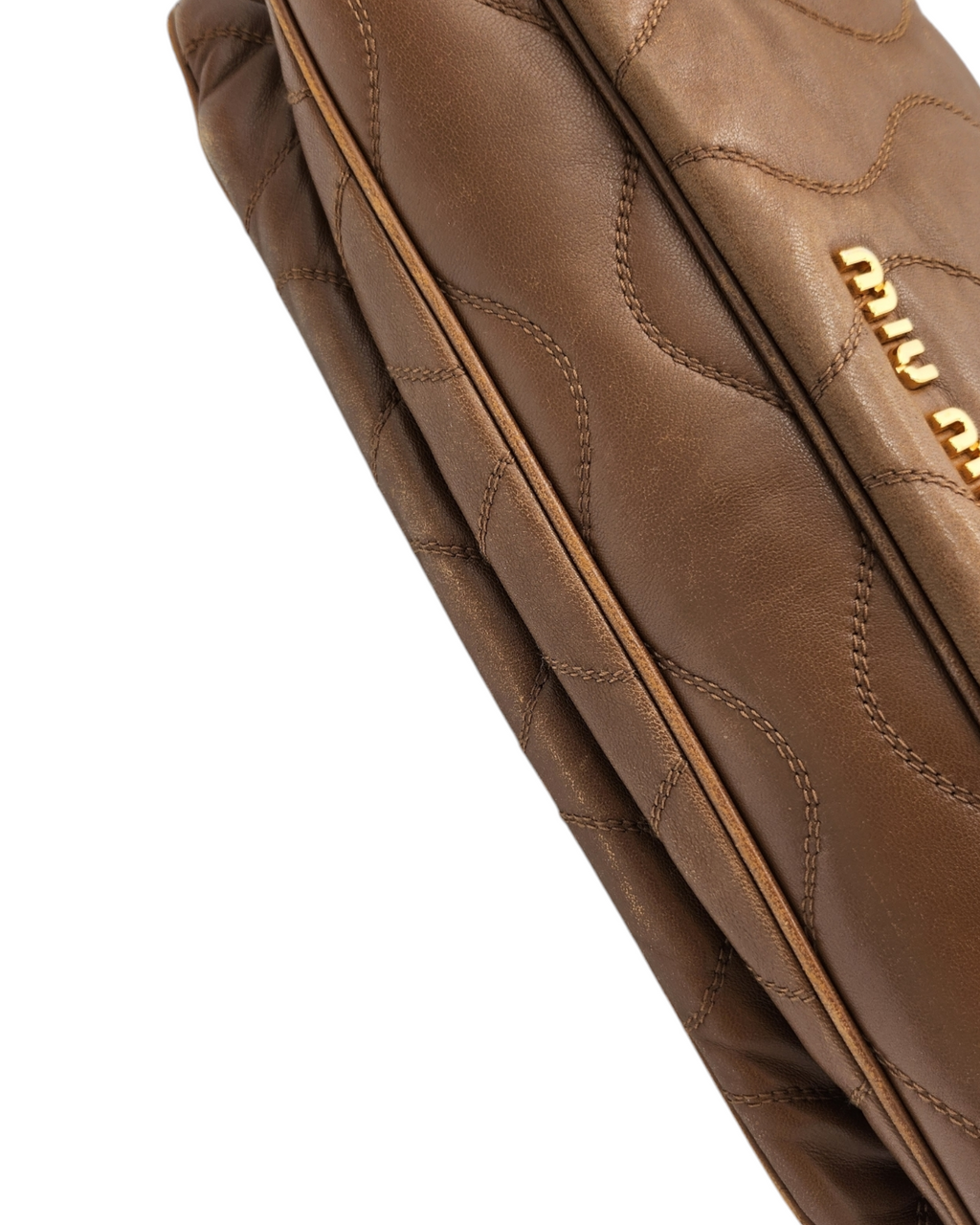 Miu Miu Quilted Chain Shoulder Bag