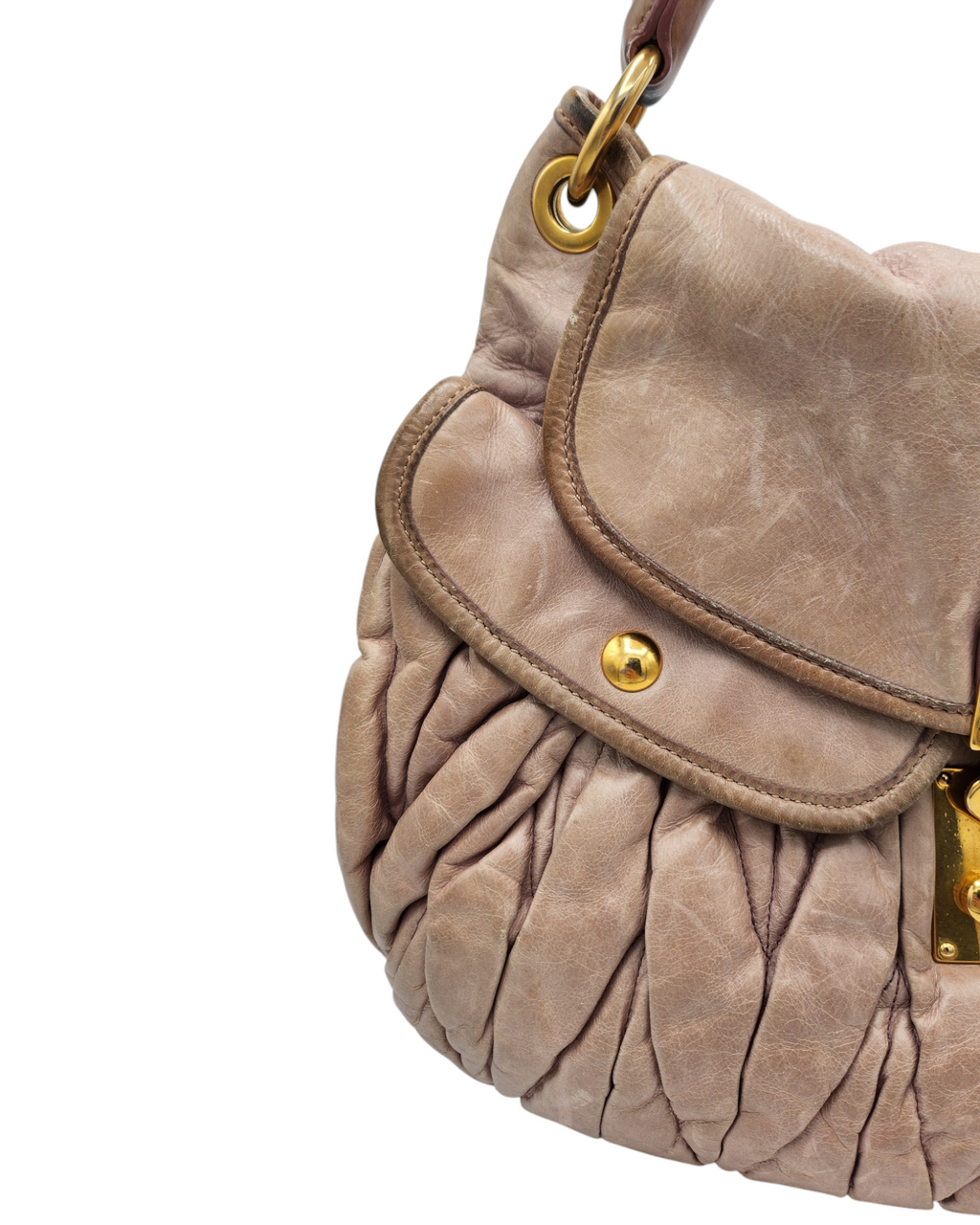 Miu Miu Matelasse Shoulder Bag