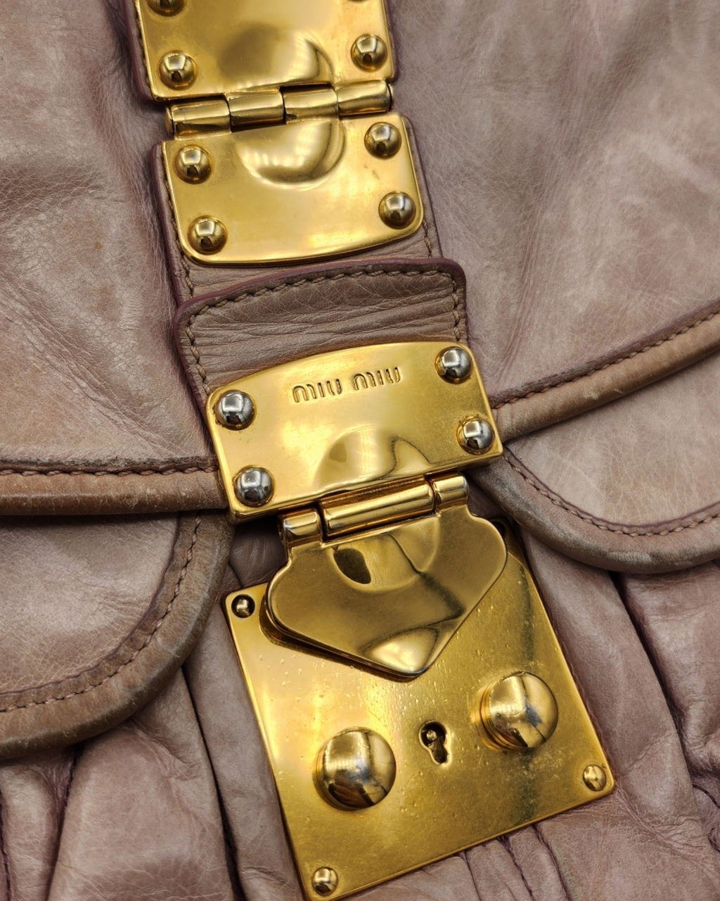 Miu Miu Matelasse Shoulder Bag