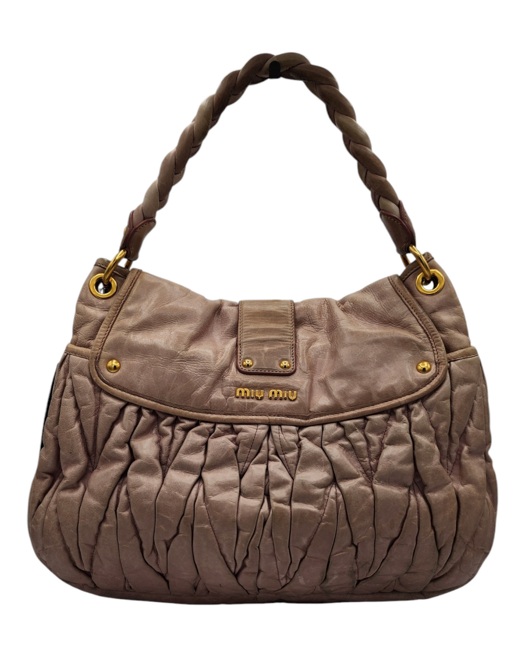 Miu Miu Matelasse Shoulder Bag