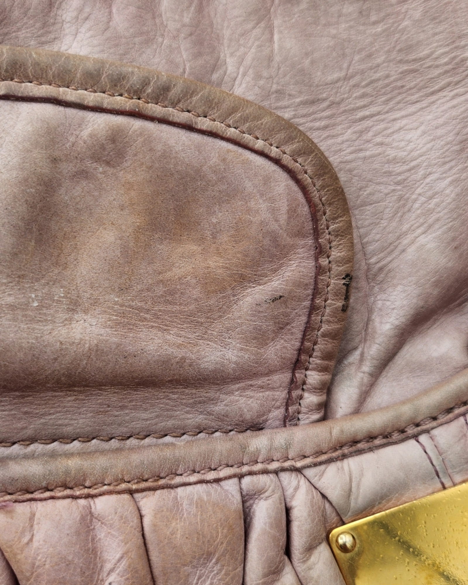 Miu Miu Matelasse Shoulder Bag