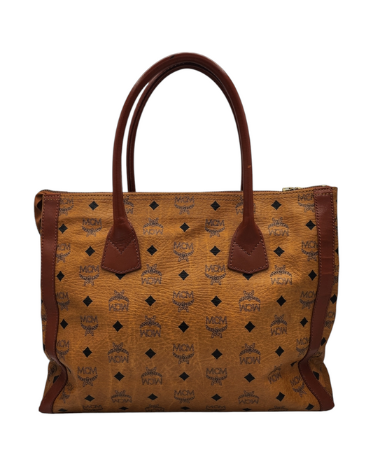 MCM Vicetos Logogram Hand Bag