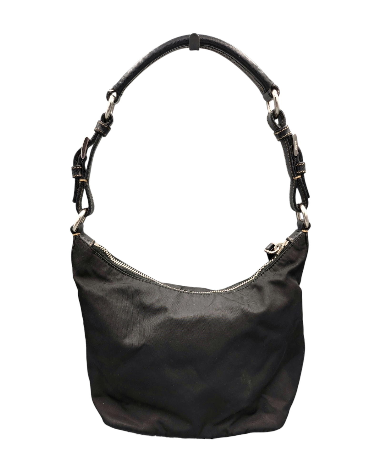 Prada Nylon Hobo Shoulder Bag