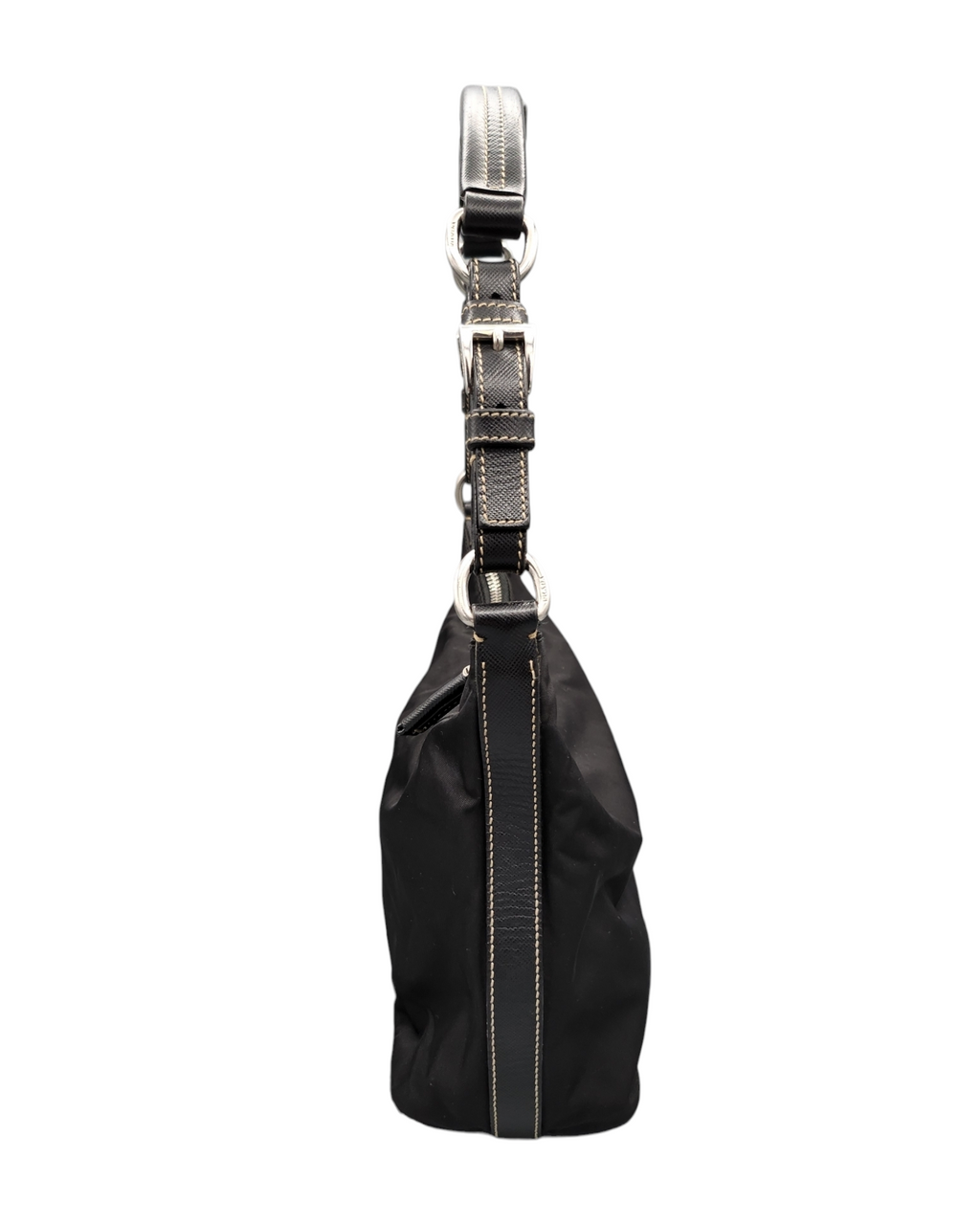 Prada Nylon Hobo Shoulder Bag