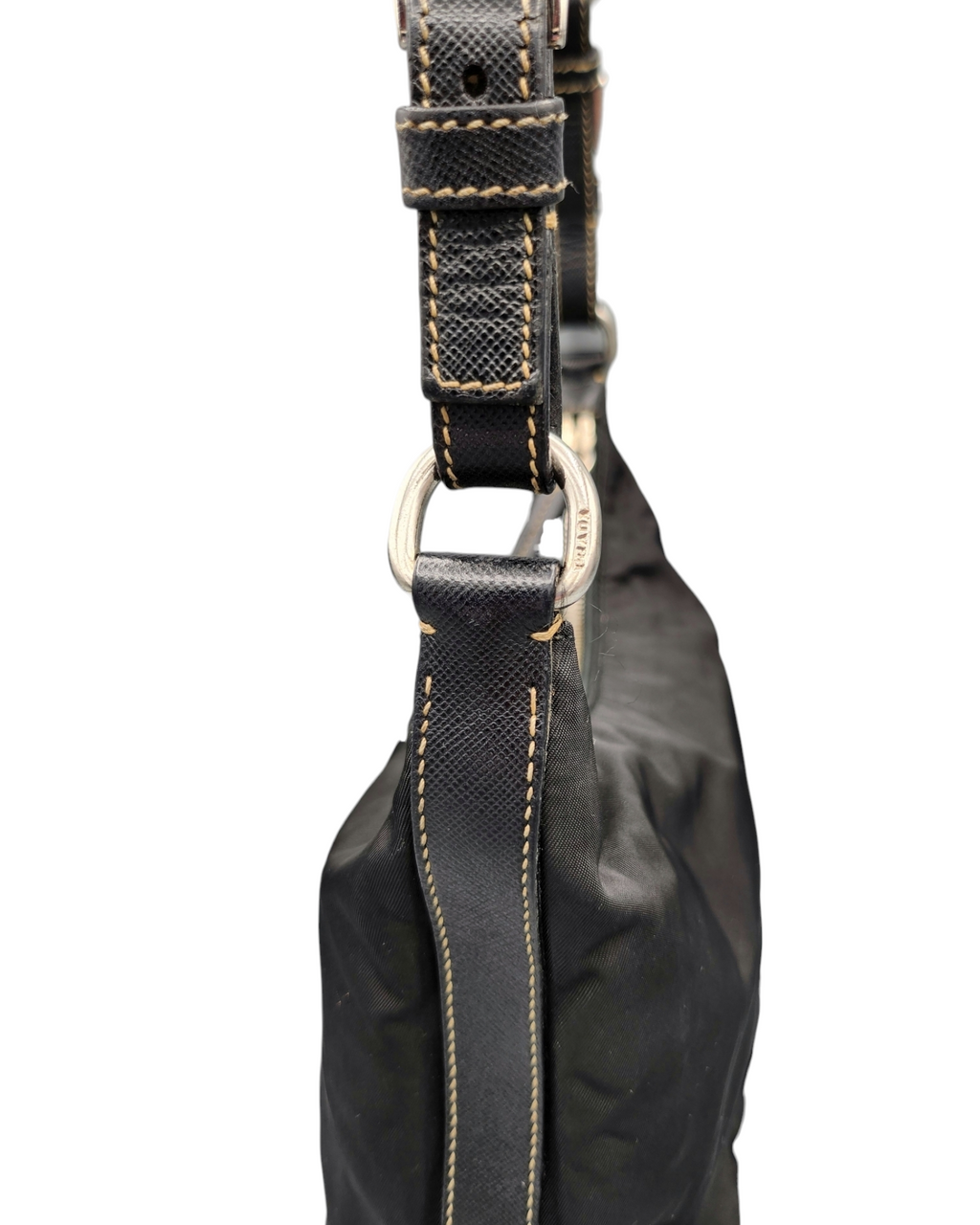 Prada Nylon Hobo Shoulder Bag