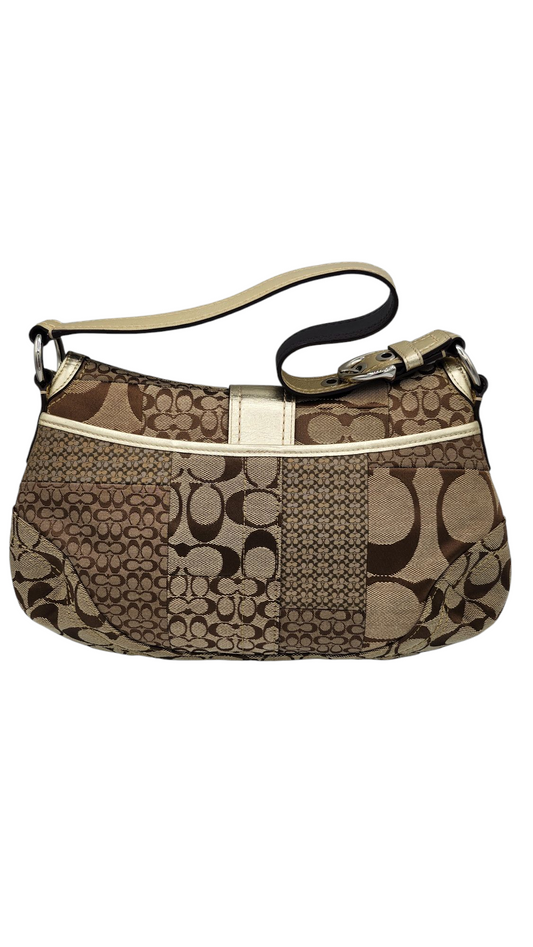 Coach Signature Patchwork SoHo Flap Schultertasche 2008