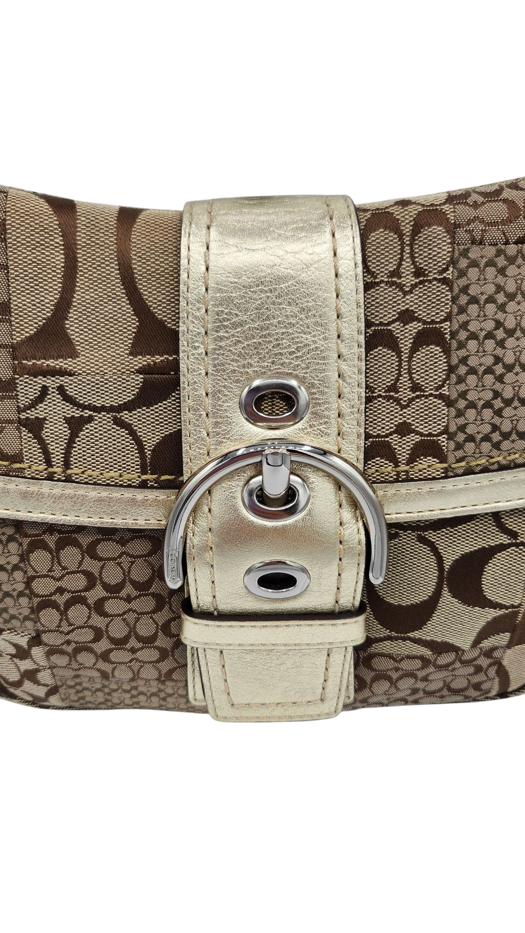 Coach Patchwork Schultertasche 2008