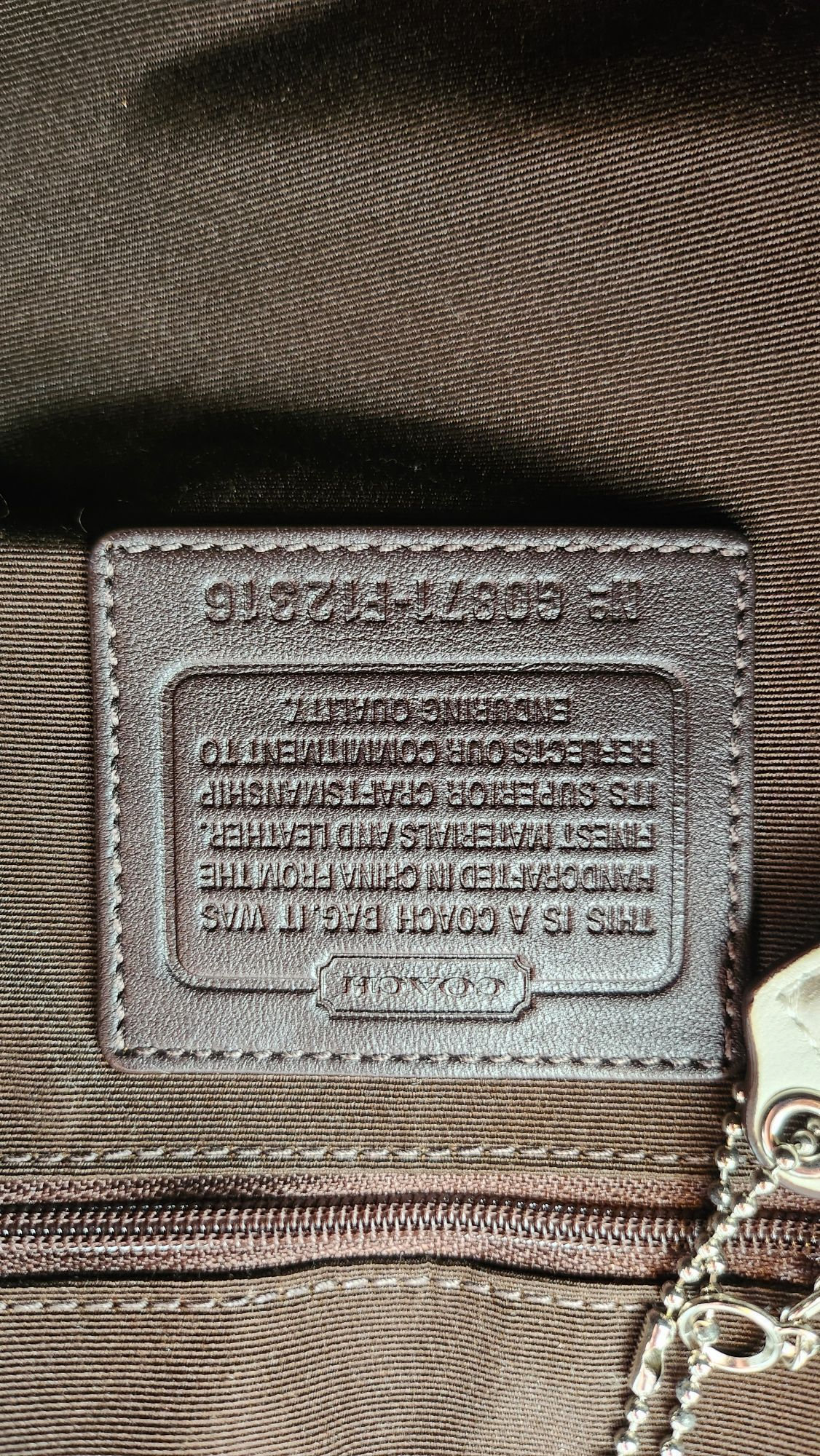 Coach Patchwork Schultertasche 2008