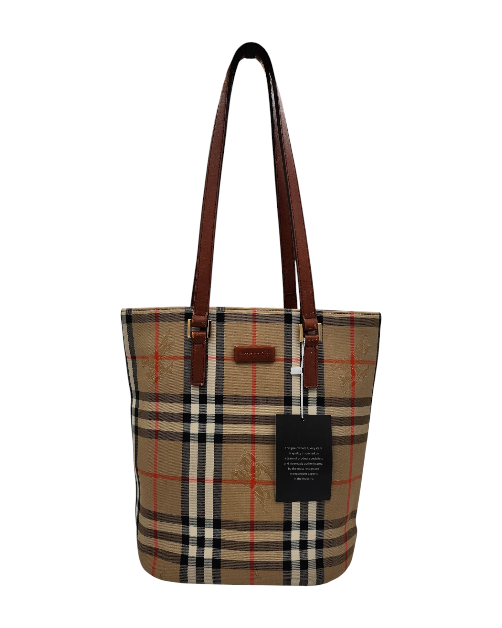 Burberry Handtasche braun kariert