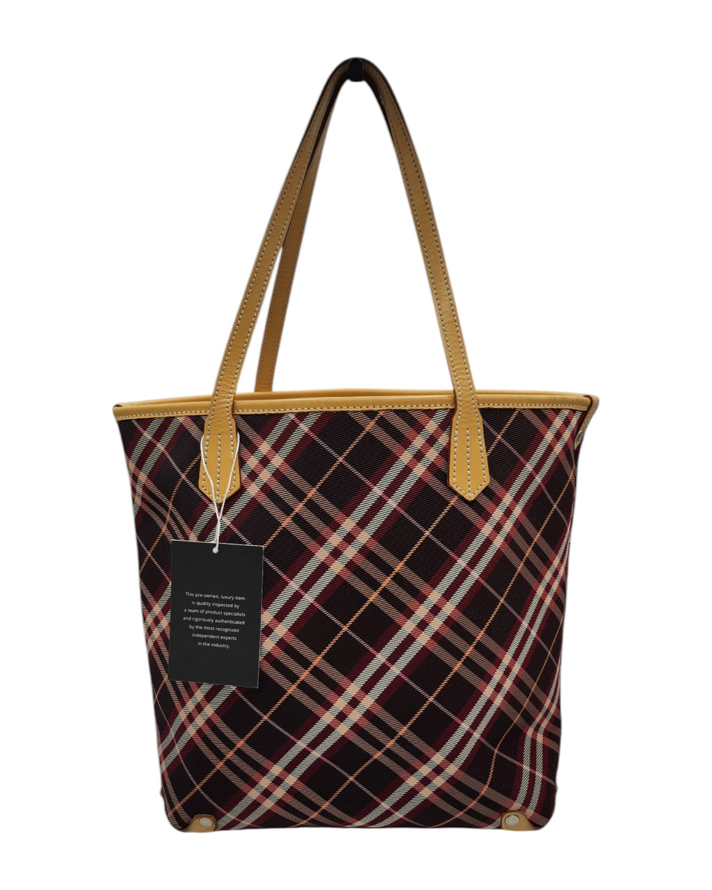 Burberry Handtasche Blau kariert