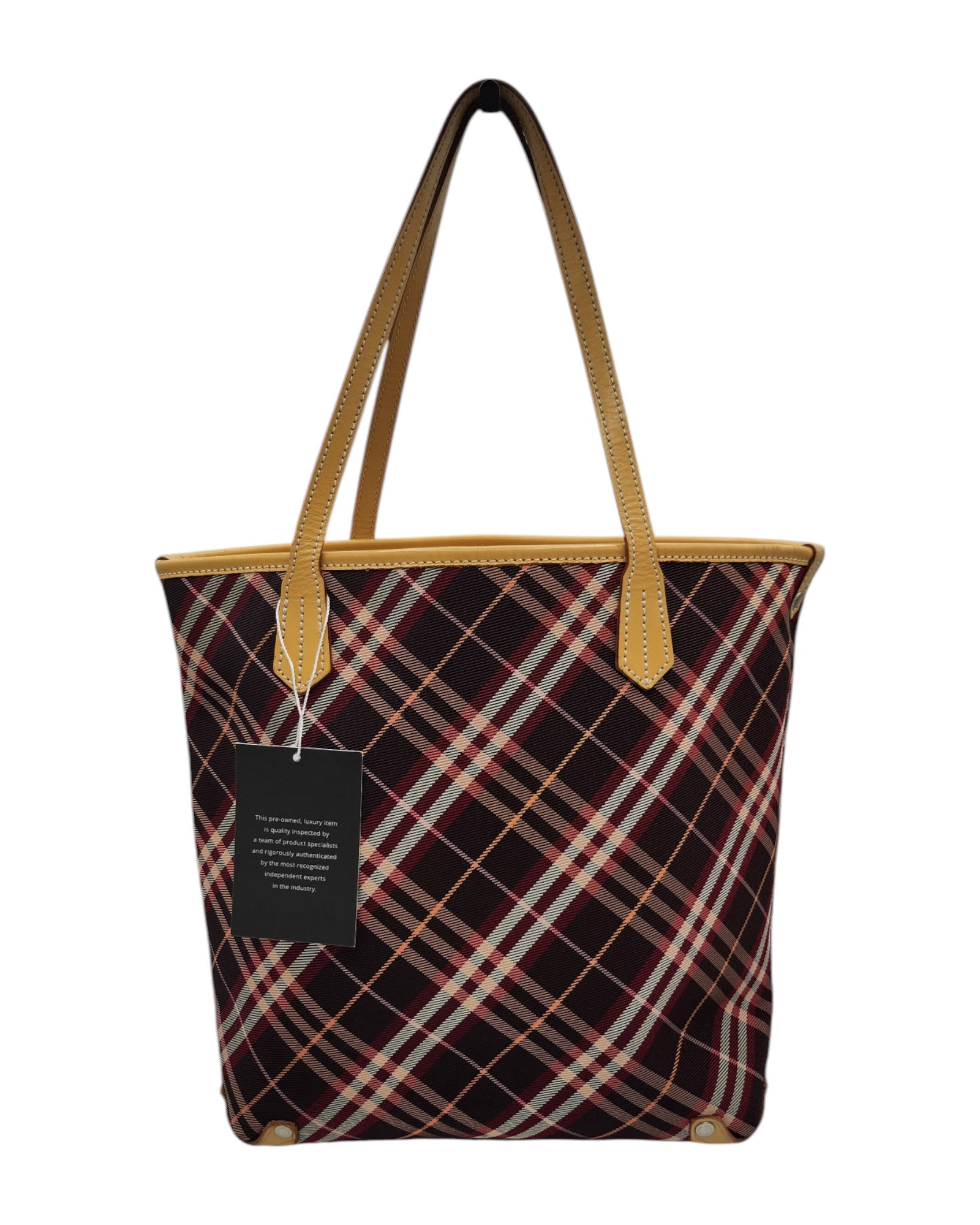 Burberry Handtasche Blau kariert