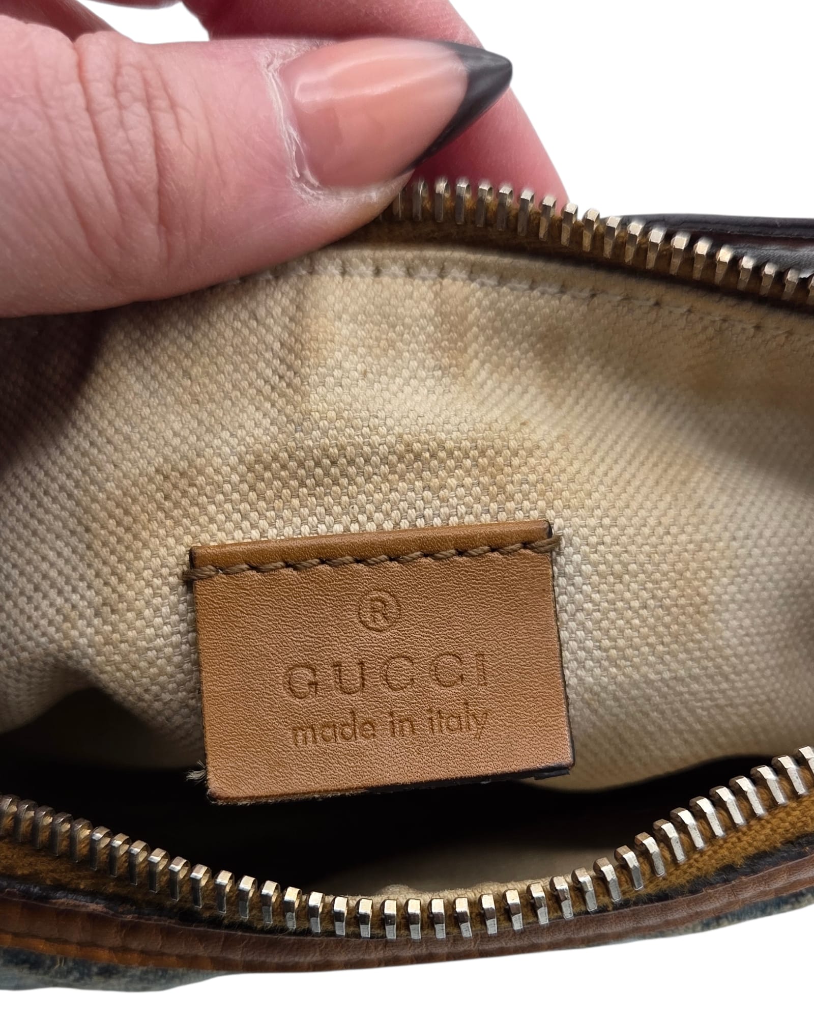 Gucci Canvas Denim Bag