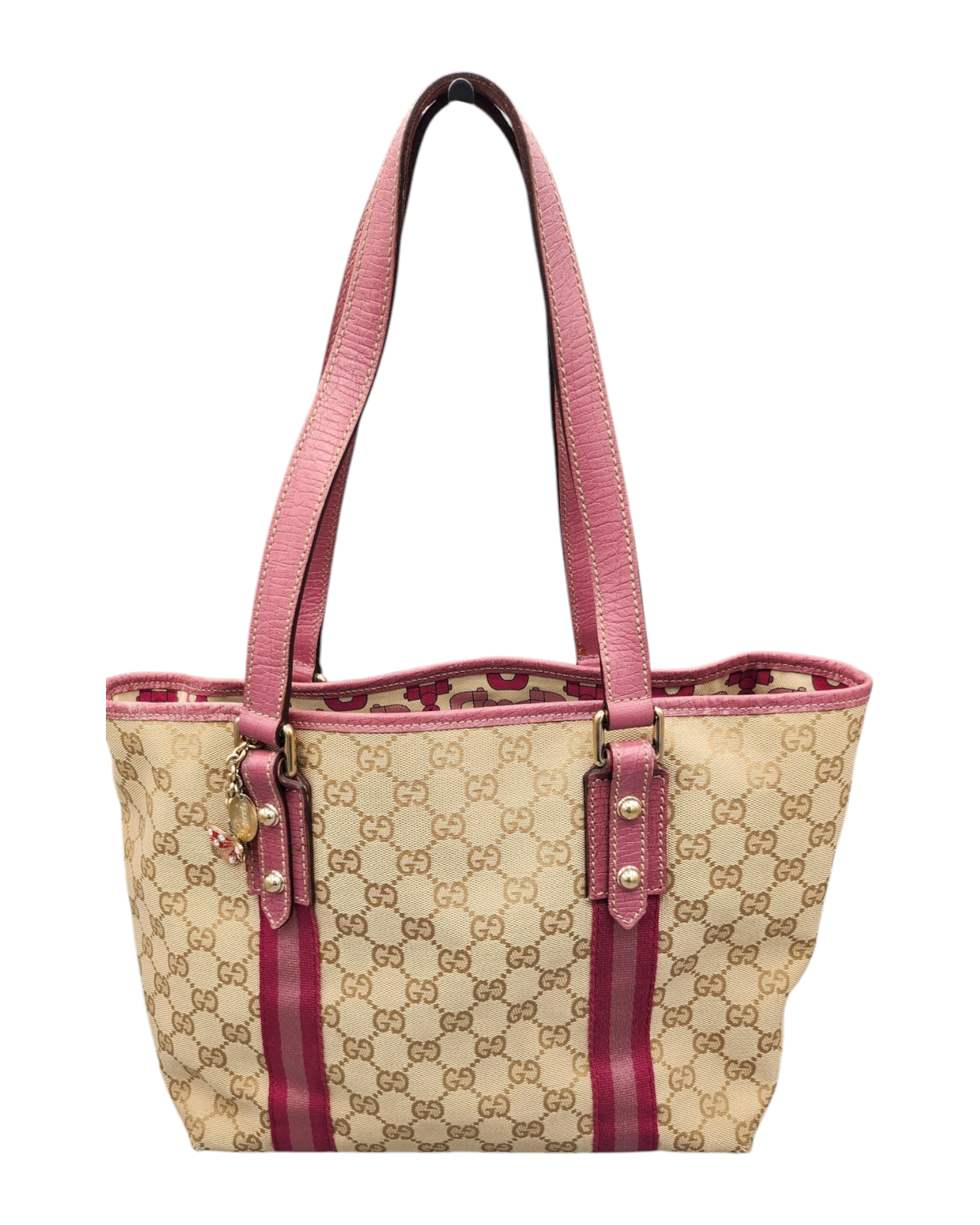 Gucci Handtasche monogram-pink
