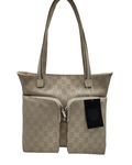 gucci handtasche beige mit klassischem monogram