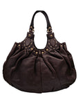 Vintage Gucci Guccissima Pelham Hobo Bag aus braune Leder