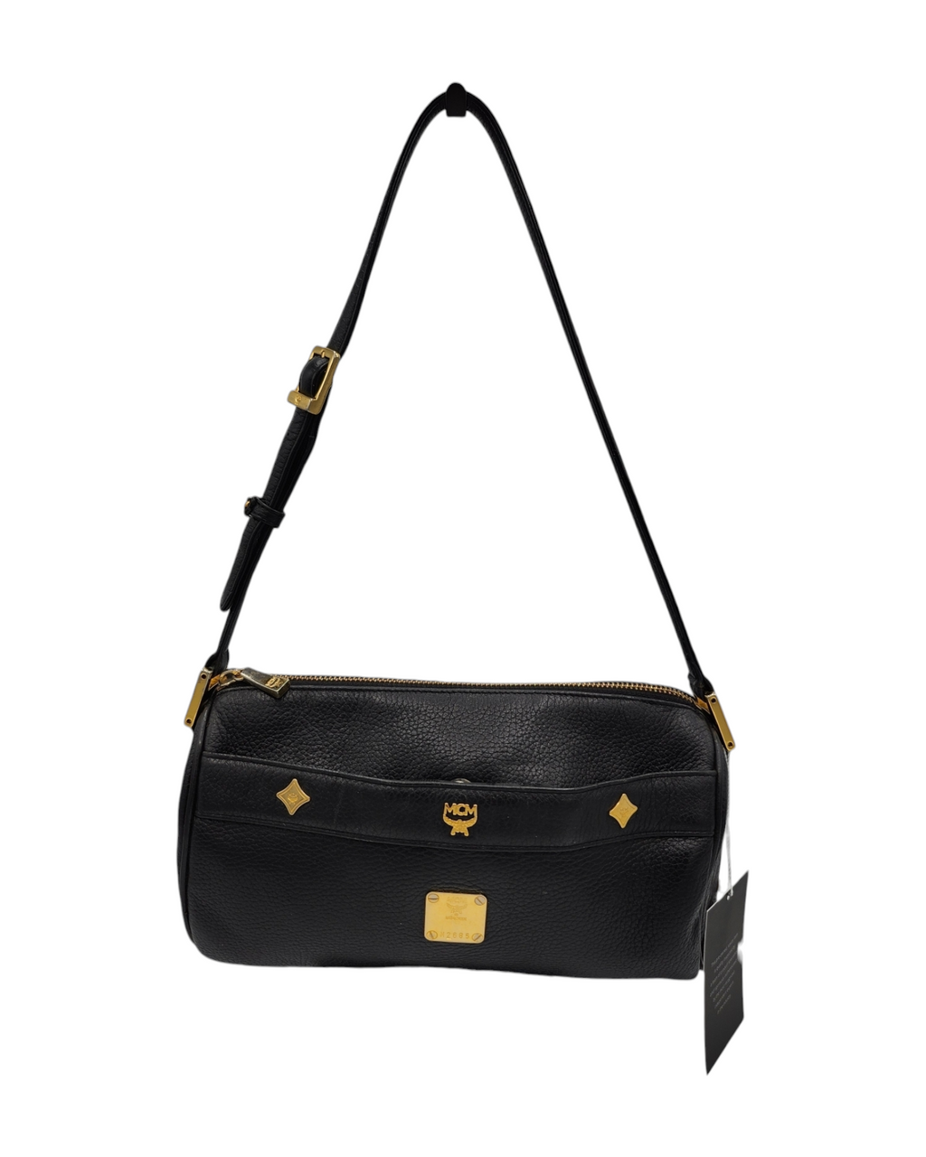 mcm schultertasche schwarz