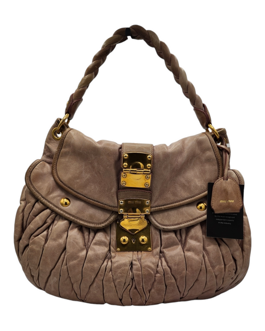 Schultertasche von Miu Miu aus Leder