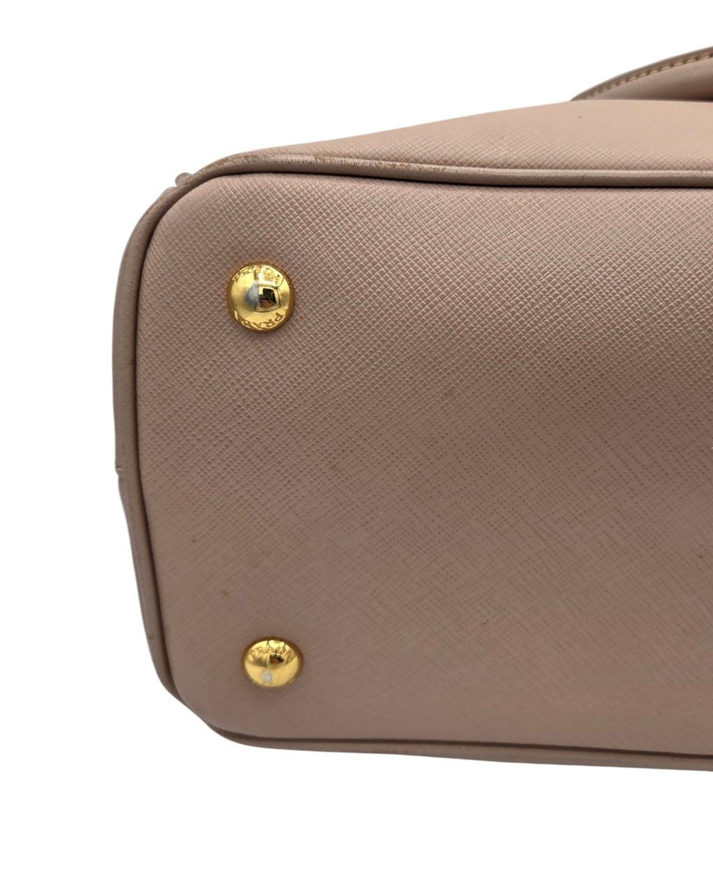 Prada Galleria Nude Saffiano Leder Groß