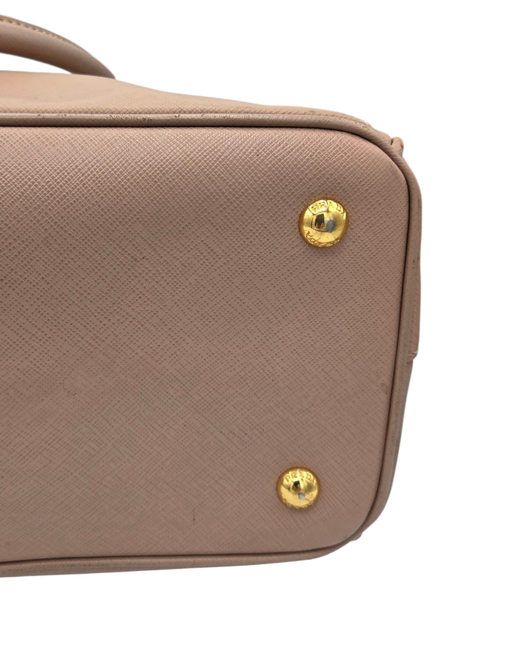 Prada Galleria Nude Saffiano Leder Groß