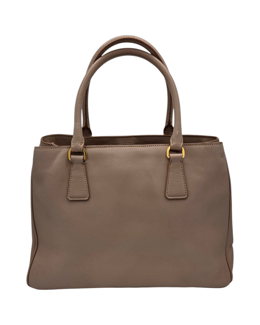 Prada Galleria Nude Saffiano Leder Groß
