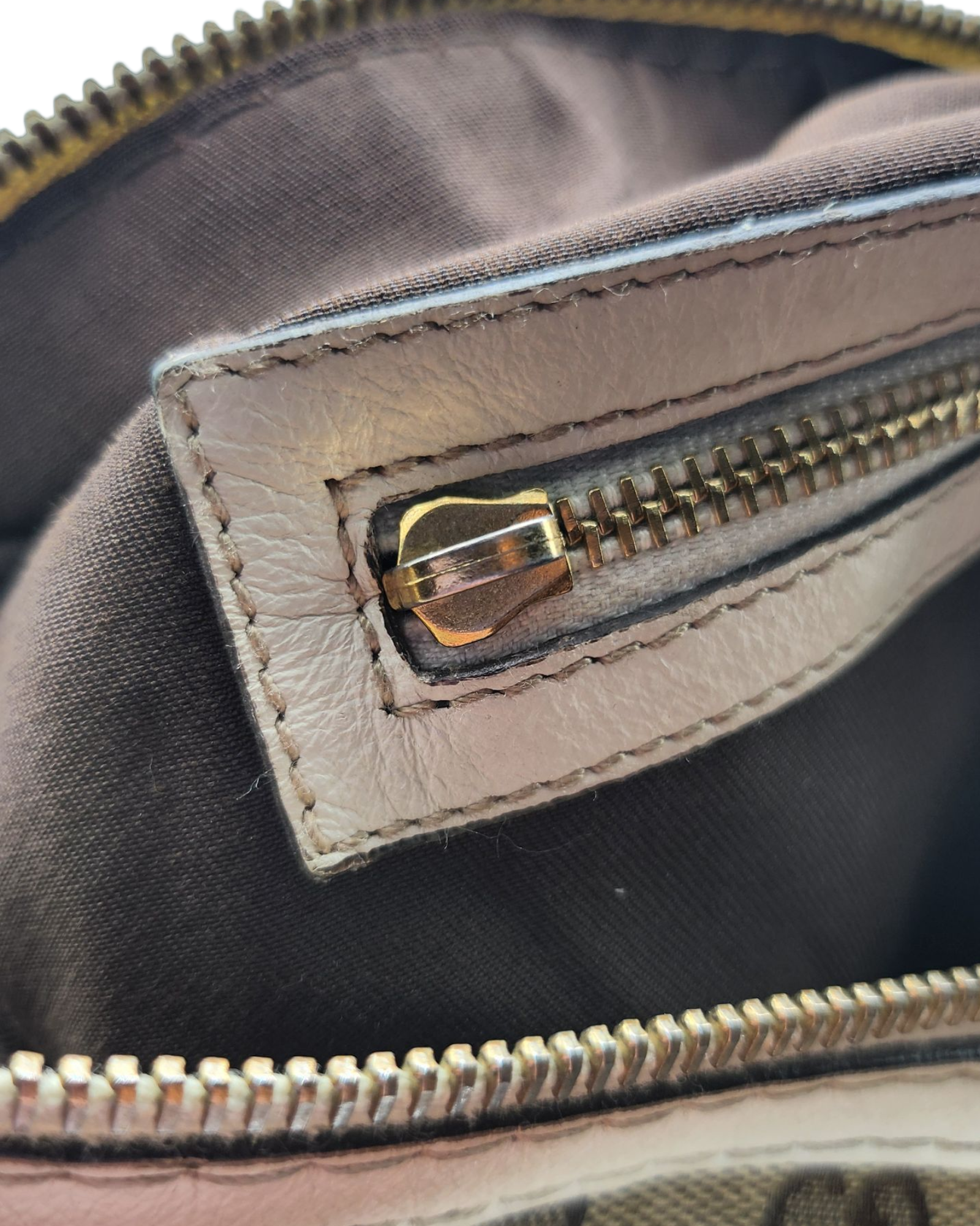 Gucci Canvas Horsebit Boston Bag